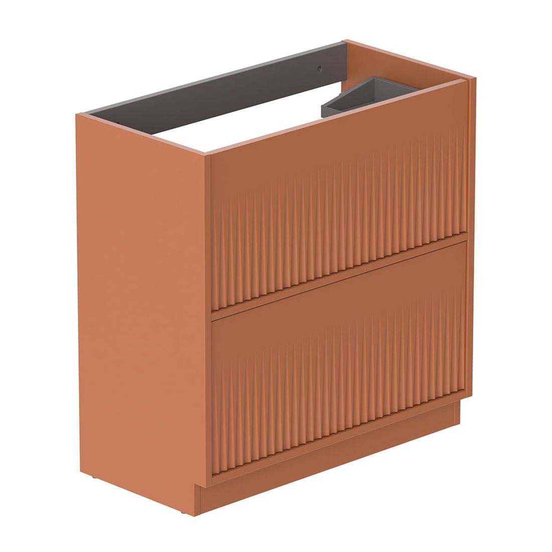 Vado Safari Floor Mounted Fluted Vanity Unit