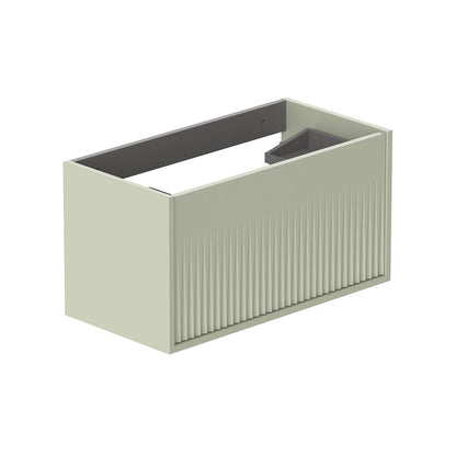 Vado Safari Wall Hung Fluted Vanity Unit