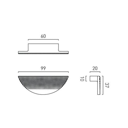 Vado Safari Fluted Pull Handle