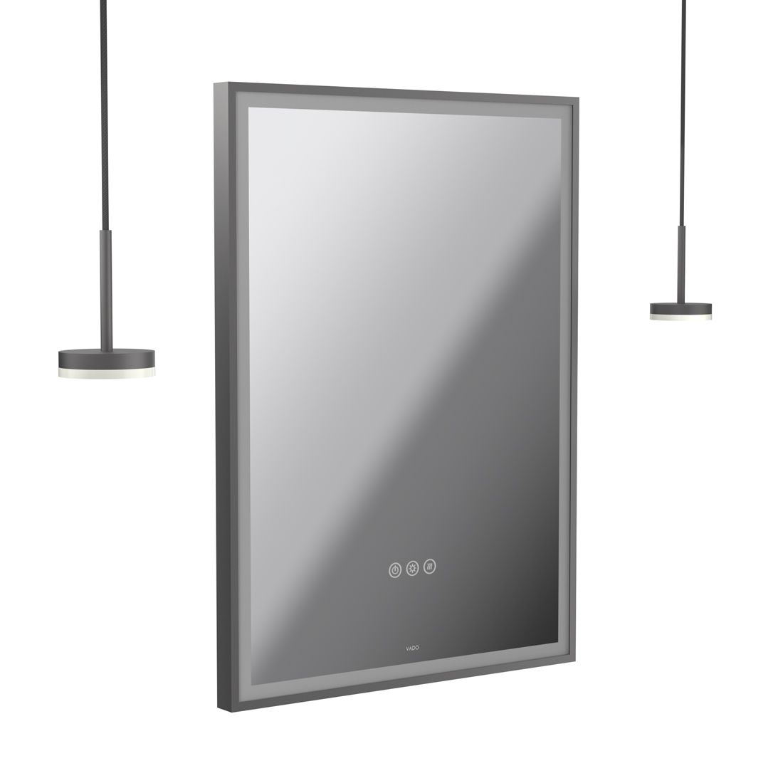 Vado Safari Wireless LED Mirror Package - Rectangular