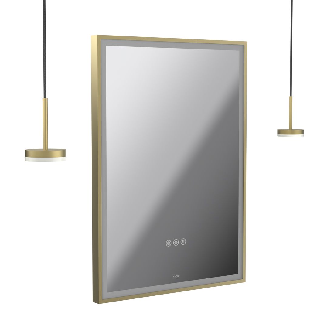 Vado Safari Wireless LED Mirror Package - Rectangular