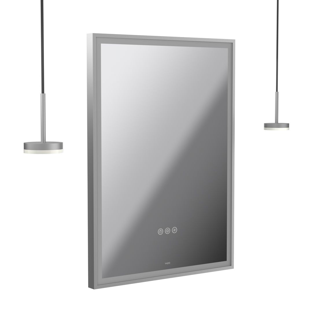 Vado Safari Wireless LED Mirror Package - Rectangular