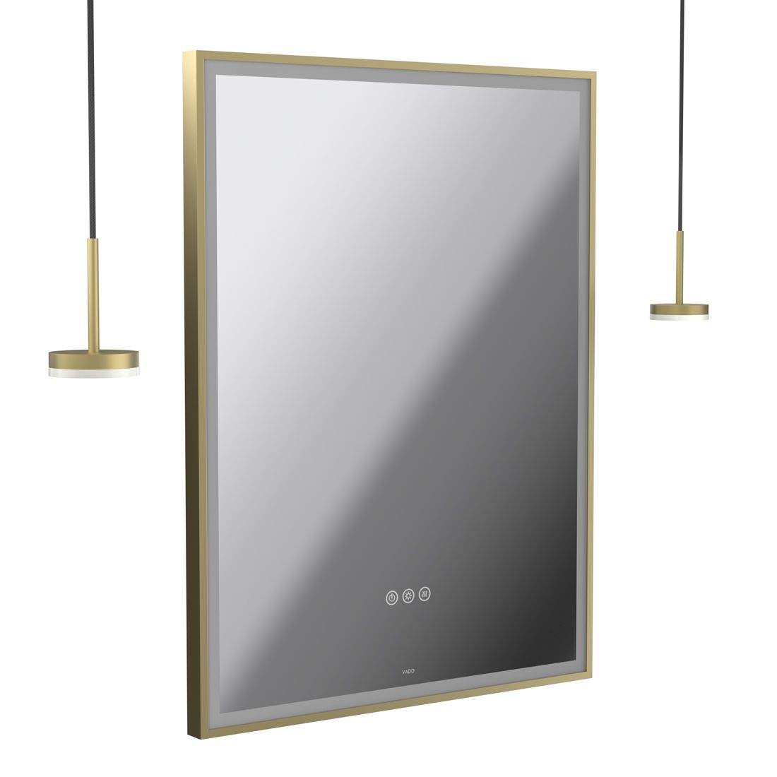 Vado Safari Wireless LED Mirror Package - Rectangular