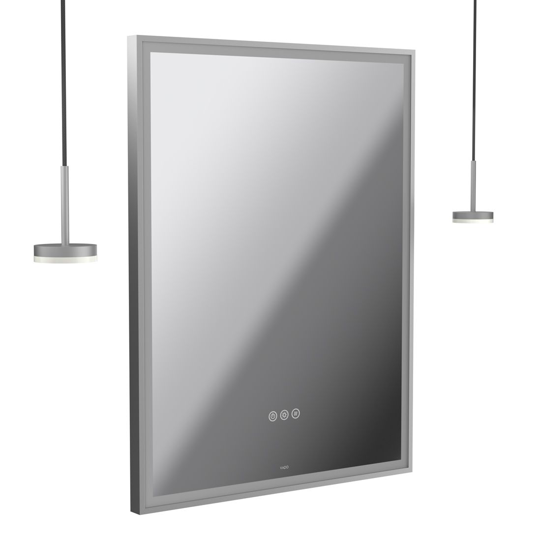 Vado Safari Wireless LED Mirror Package - Rectangular