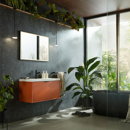 Vado Safari Wireless LED Mirror Package - Rectangular