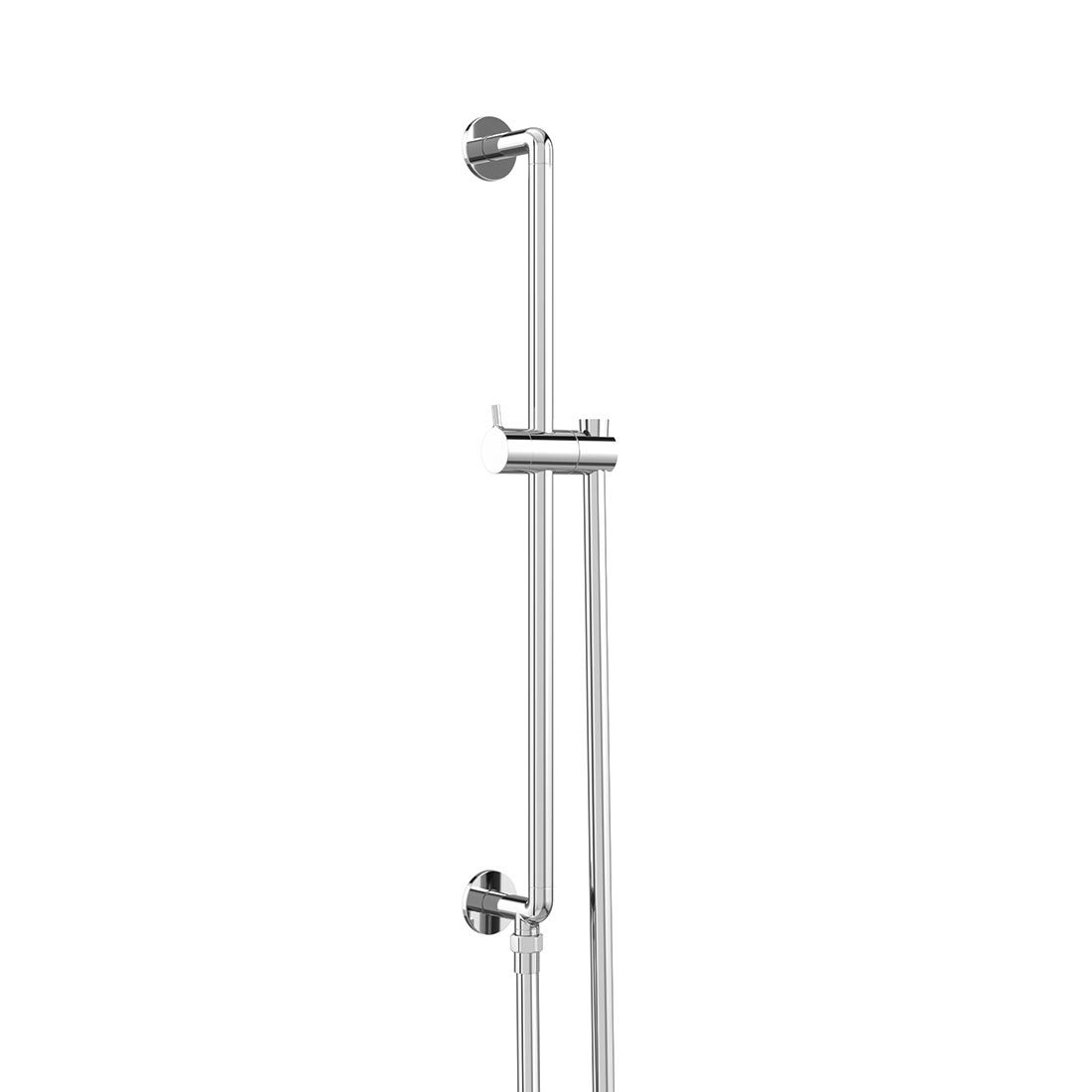 Vado Safari Lever Slim Slide Rail with Integrated Outlet + Hose - No Handset Included