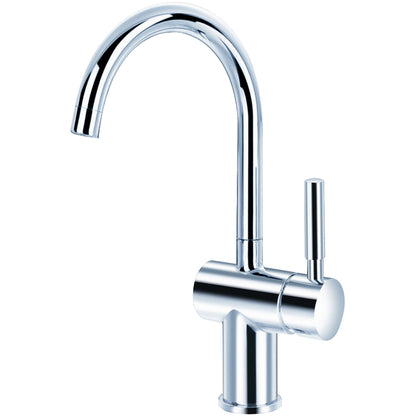 Just Taps Plus Sleek Side Lever Sink Mixer, Swivel Spout in Chrome finish