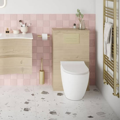 Crosswater 550 x 228 x 919mm Toilet Furniture Unit - Steelwood