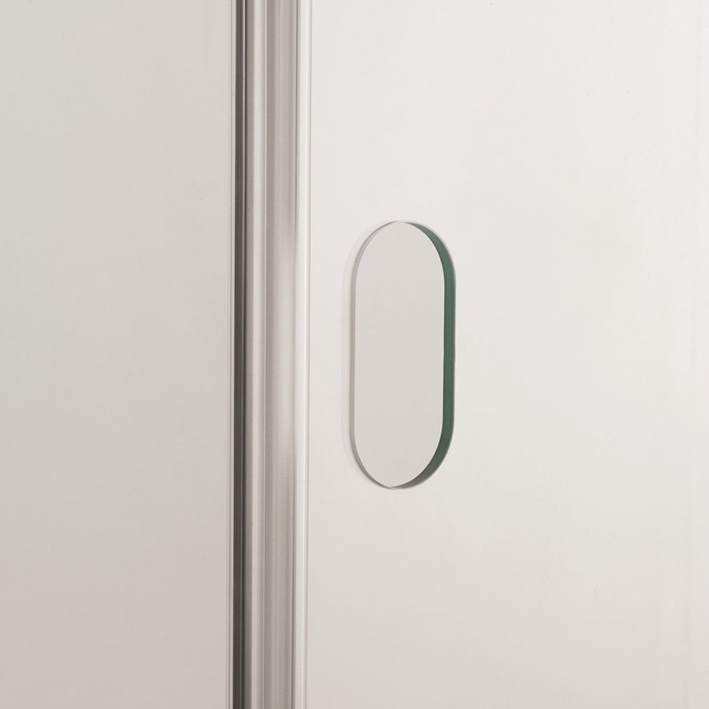 Crosswater Svelte SSLSC1400 8 Single Sliding Door, Polished Stainless Steel