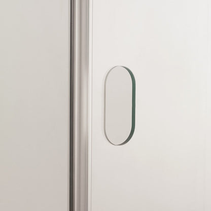 Crosswater Svelte SSLSC1400 8 Single Sliding Door, Polished Stainless Steel