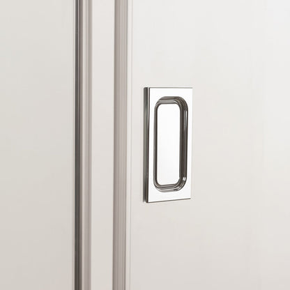 Crosswater Svelte SSLSC1400 8 Single Sliding Door, Polished Stainless Steel