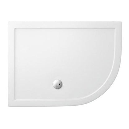 Crosswater Offset Quadrant 45mm Stone Resin Shower Tray