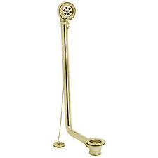 Heritage Exposed Vintage Gold Bath Waste Plug & Chain