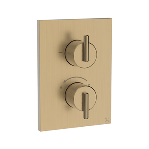 Crosswater 3ONE6 Lever Crossbox 2 Outlet Shower Valve