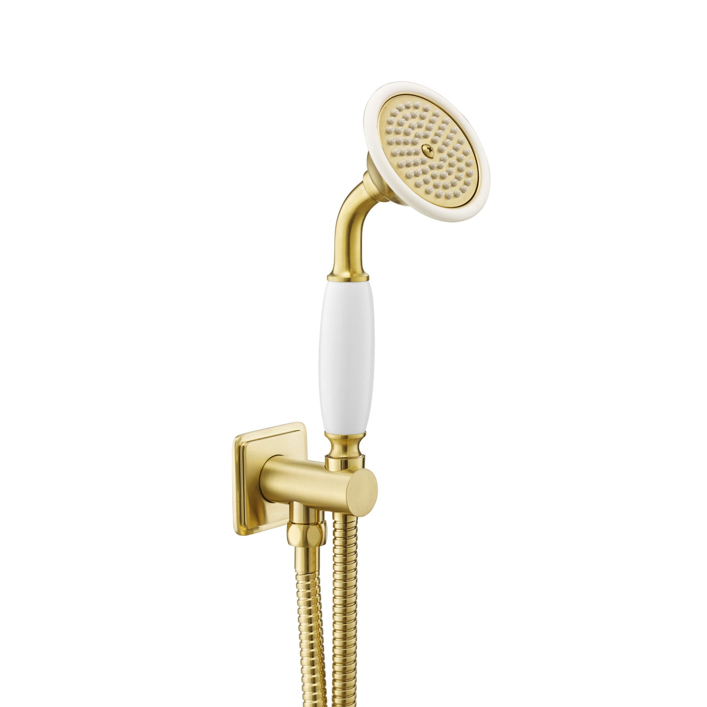 Just Taps Plus Grosvenor Water Outlet and Holder with Hand Shower, Side Fixing