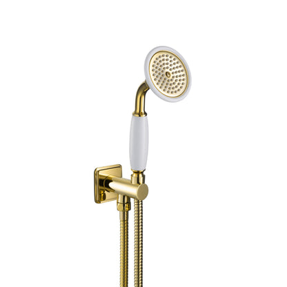 Just Taps Plus Grosvenor Water Outlet and Holder with Hand Shower, Side Fixing
