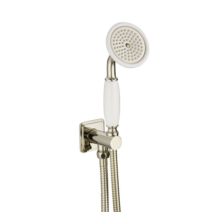 Just Taps Plus Grosvenor Water Outlet and Holder with Hand Shower, Side Fixing