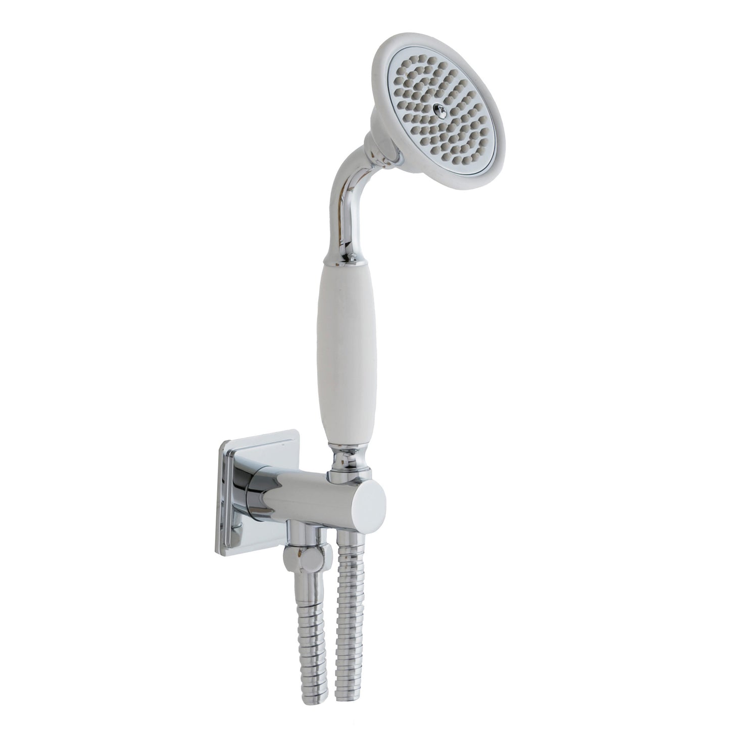 Just Taps Plus Grosvenor Water Outlet and Holder with Hand Shower, Side Fixing