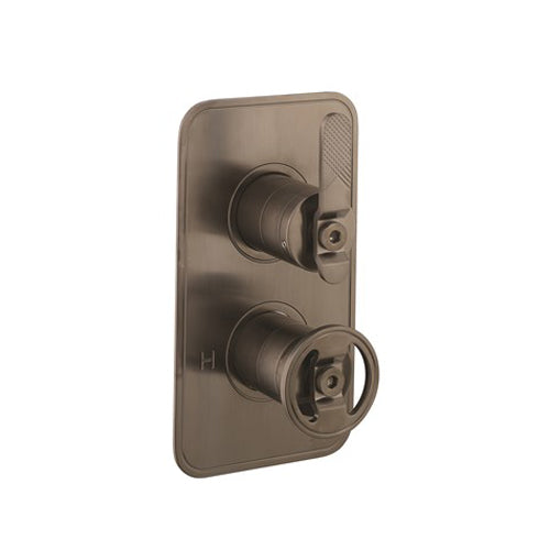 Crosswater UNION 2 Outlet 2 Handle Concealed Thermostatic Shower Valve