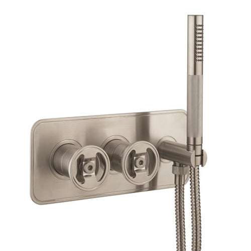 Crosswater UNION 2 Outlet 2 Handle Concealed Thermostatic Shower Valve & Handset