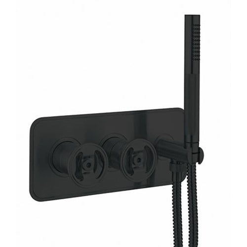 Crosswater UNION 2 Outlet 2 Handle Concealed Thermostatic Shower Valve & Handset