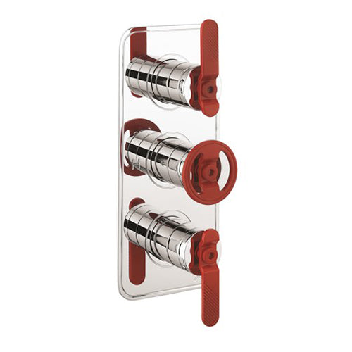 Crosswater UNION 3 Outlet 3 Handle Concealed Thermostatic Shower Valve Portrait