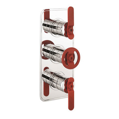 Crosswater UNION 3 Outlet 3 Handle Concealed Thermostatic Shower Valve Portrait