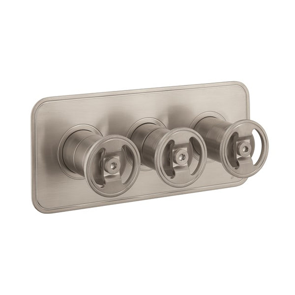 Crosswater UNION 2 Outlet 3 Handle Concealed Thermostatic Shower Valve Landscape