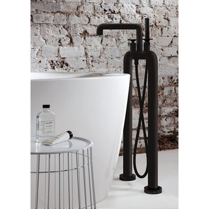 Crosswater UNION Free Standing Bath Filler & Shower Kit Wheel
