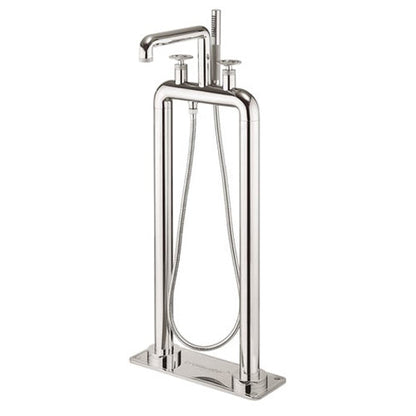 Crosswater UNION Free Standing Bath Filler & Shower Kit Wheel