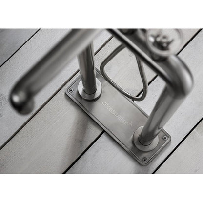 Crosswater UNION Free Standing Bath Filler & Shower Kit Wheel