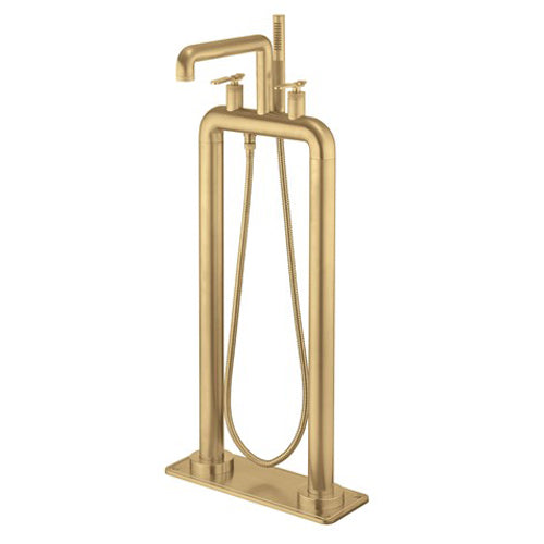 Crosswater Union Free Standing Bath Filler & Shower Kit Lever