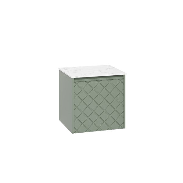 Crosswater Vergo 500 Single Drawer Unit with Polar White Worktop