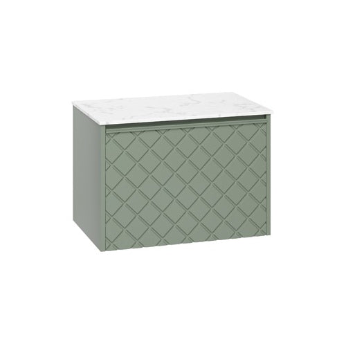 Crosswater Vergo 700 Single Drawer Unit with Ice White Glass Basin