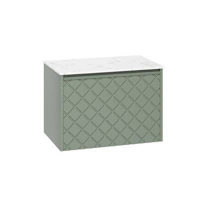 Crosswater Vergo 700 Single Drawer Unit with Ice White Glass Basin