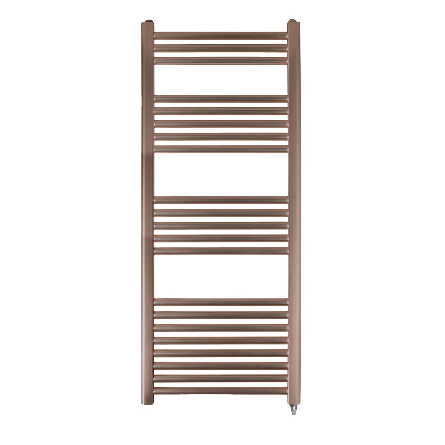 Just Taps Plus Vos Electric Tower Radiator with Thermostat Heating Element - Brushed Bronze