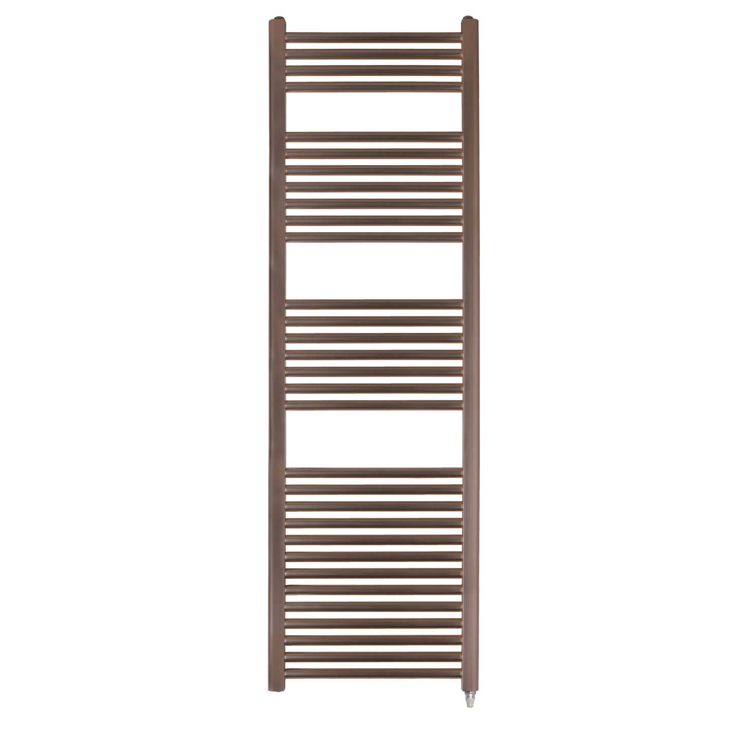 Just Taps Plus Vos Electric Tower Radiator with Thermostat Heating Element - Brushed Bronze