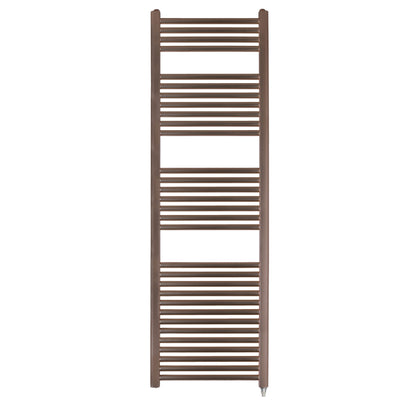Just Taps Plus Vos Electric Tower Radiator with Thermostat Heating Element - Brushed Bronze