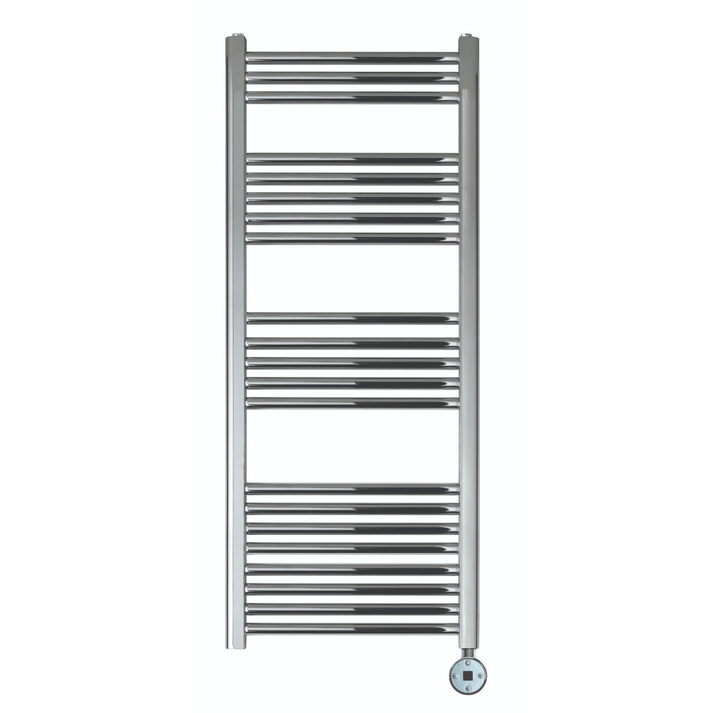 Just Taps Plus Vos Electric Tower Radiator With Thermostat Heating Element  - Chrome