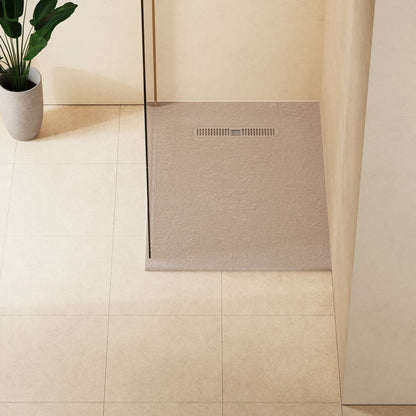 Crosswater Vito Textured Rectangle Anti Slip Class C Shower Tray
