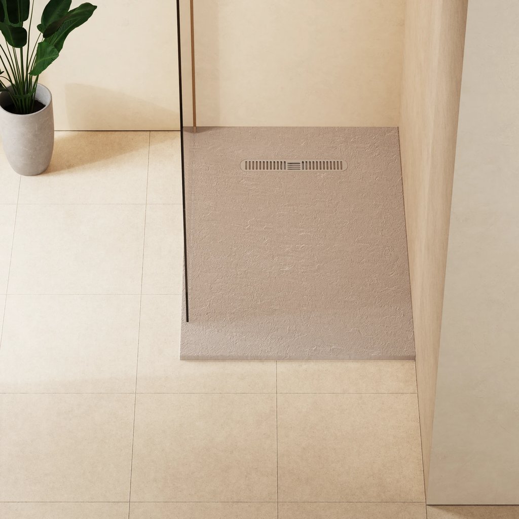 Crosswater Vito Textured Rectangle Anti Slip Class C Shower Tray
