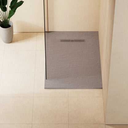 Crosswater Vito Textured Rectangle Anti Slip Class C Shower Tray