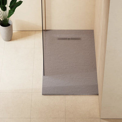 Crosswater Vito Textured Rectangle Anti Slip Class C Shower Tray