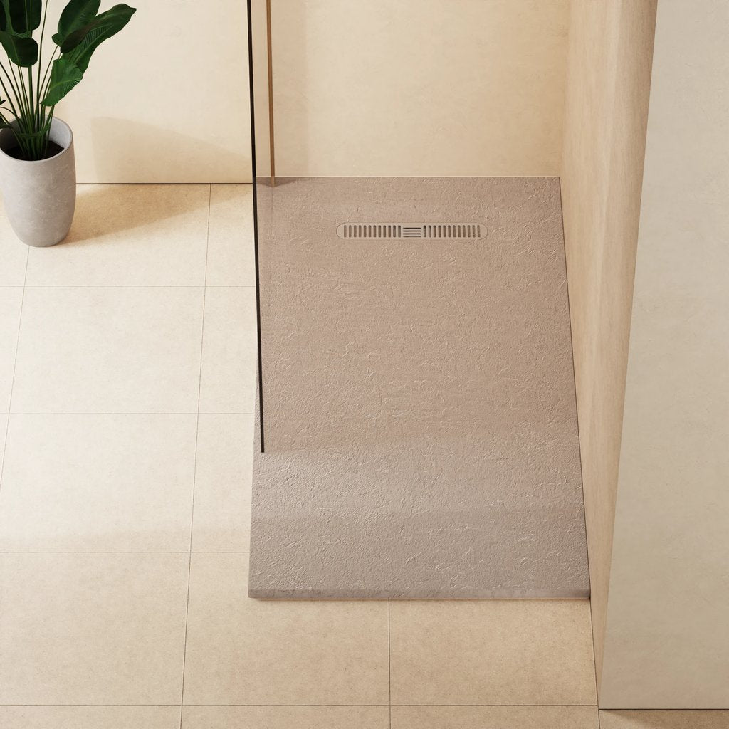 Crosswater Vito Textured Rectangle Anti Slip Class C Shower Tray