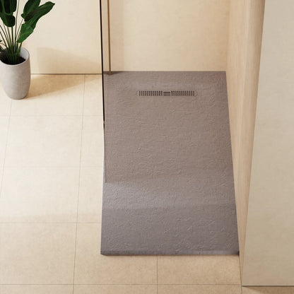 Crosswater Vito Textured Rectangle Anti Slip Class C Shower Tray