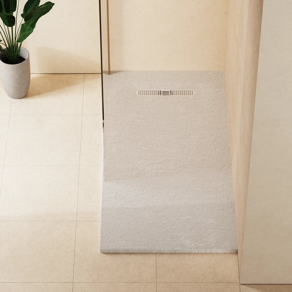 Crosswater Vito Textured Rectangle Anti Slip Class C Shower Tray