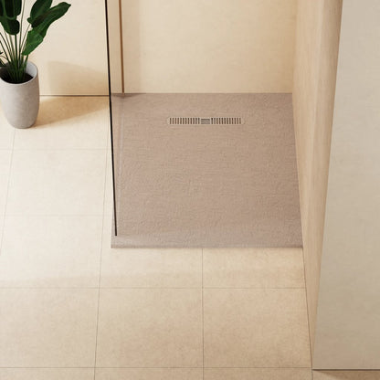 Crosswater Vito Textured Rectangle Anti Slip Class C Shower Tray