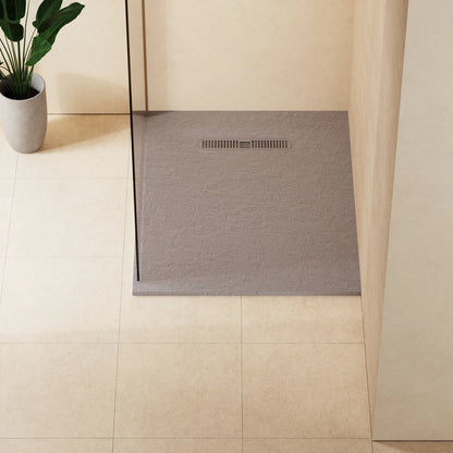 Crosswater Vito Textured Rectangle Anti Slip Class C Shower Tray