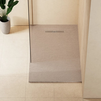 Crosswater Vito Textured Rectangle Anti Slip Class C Shower Tray