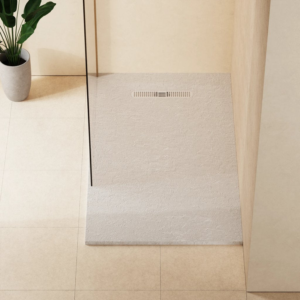 Crosswater Vito Textured Rectangle Anti Slip Class C Shower Tray
